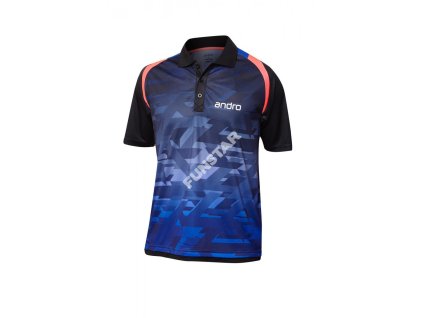 Andro tričko Murphy blue/black