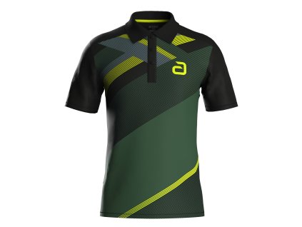 andro shirt Ataxa black yellow 300 021 231 unisex 1 front