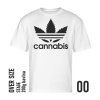 17 kanabis biele tricko