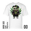22 canabis bear biele tricko