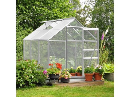Zahradní skleník - 190 x 195 x 195 - plocha 3,7 m² - objem 5,85 m³ 23163