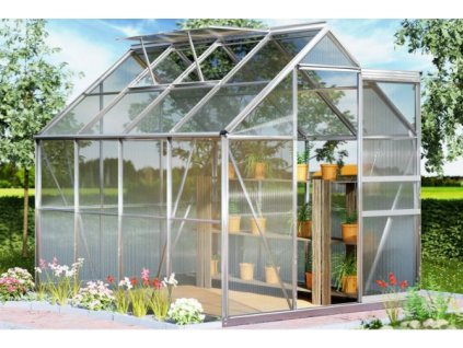 Zahradní skleník L - 250 x 190 x 195cm + základna 23215