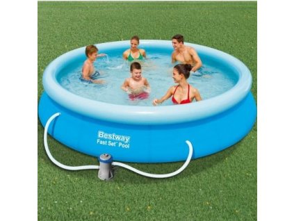 Bazén - Bestway Fast Set Pool - Ø 366cm včetně filtračního čerpadla 23424