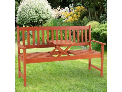 Zahradní lavice se stolečkem - 153 cm 23886