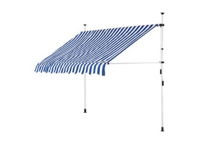 Markýza modře bílá - 200 cm