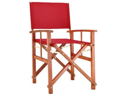 Režisérská dřevěná židle Cannes - červená