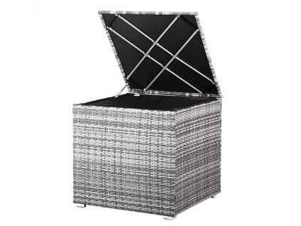 Úložný box 75x75x70cm - šedý