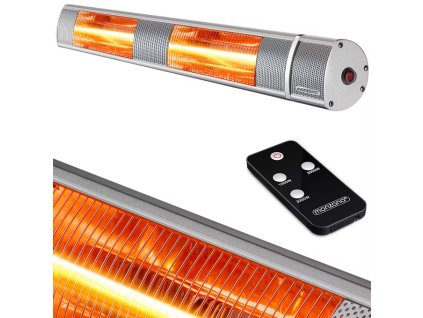 Sálavý ohřívač 3000W - stříbrný