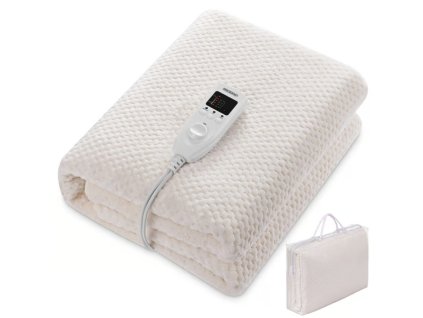 12837 vyhrievacia deka kremova