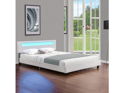 Čalouněná postel Paris 180 x 200 cm - bílá 26508