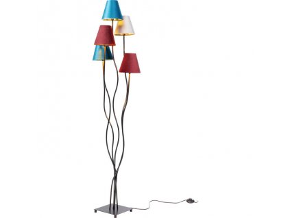 Kare Design Stojící lampa Flexible Velvet Black 16711