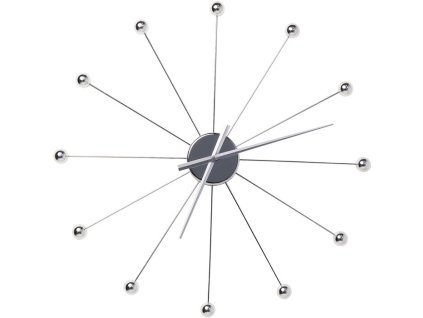 Kare Design Nástěnné hodiny Umbrella - chromové 16802