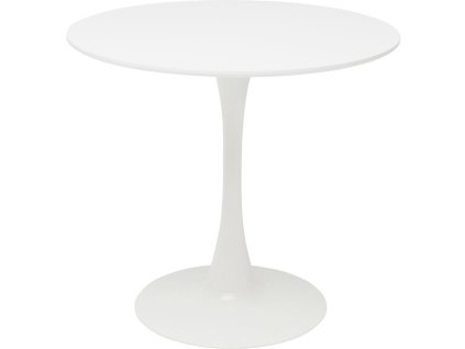 Kare Design Jídelní stůl Schickeria Ø80 cm - bílá 16891