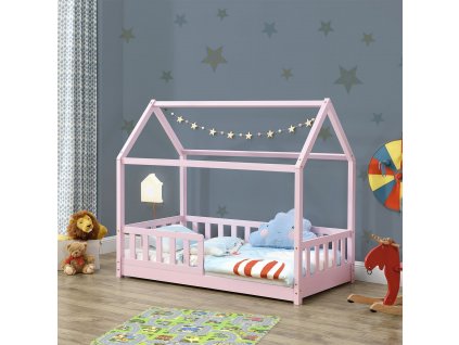 Dětská postel Marli 80 x 160 cm - růžová 28543