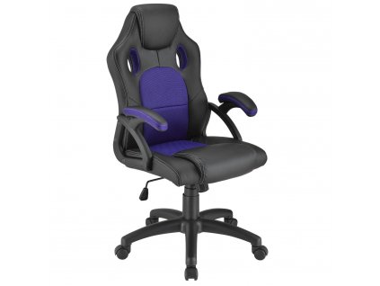 Kancelářská židle Montreal – černá/fialová 29567