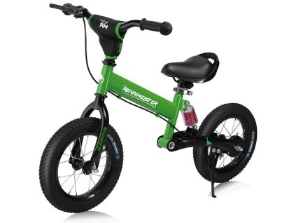 Dětské odrážedlo s odpružením - zelené 30231