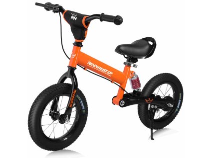 Dětské odrážedlo s odpružením - oranžové 30241