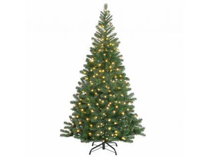 Umělý vánoční stromeček 150 cm + světelný řetěz
