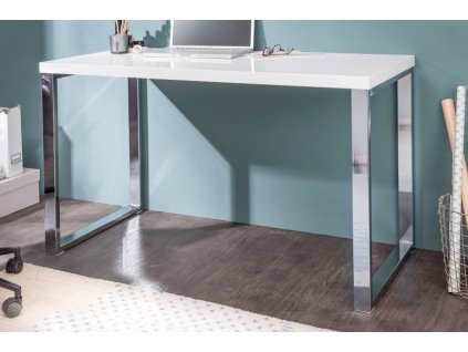 Psací stůl White Desk 120x60cm bílý 33942