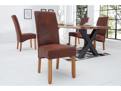 Designová židle Casa káva vintage 33980