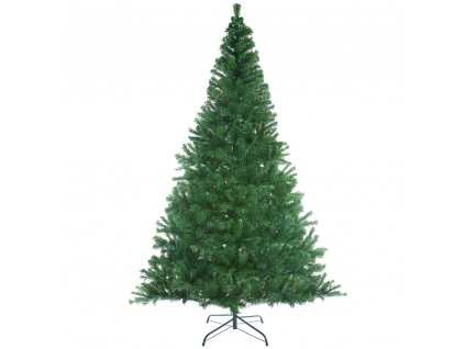 Umělý vánoční stromeček 240cm + stojan - zelený 24933