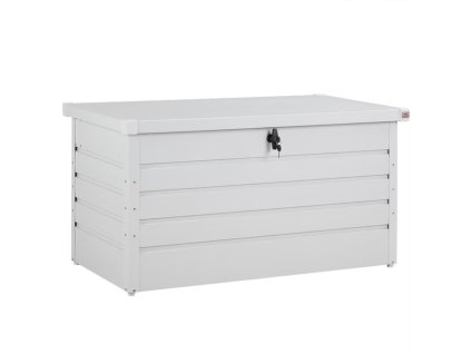Kovový úložný box 360 L - světle šedý