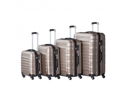 Set cestovních kufrů Rom - champagne