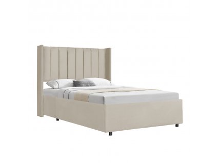 Čalouněná postel Savona 140 x 200 cm - béžová