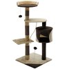 Škrábadlo pro kočky 112 cm - hnědé