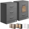 Sada 2 ks nočních stolků Eloise 54x39x28 cm - antracit