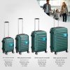 Set cestovních kufrů Baseline 4-dílný - zelený rozměry