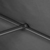 Zahradní slunečník Fiji Ø200 cm - antracit konstrukce