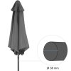 Zahradní slunečník Fiji Ø200 cm - antracit průměr tyče
