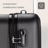 Cestovní kufr M 33x20x50 cm - černý zámek