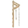 Dětské dřevěné žebřiny s hrazdou z boku
