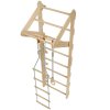 Dětské dřevěné žebřiny s hrazdou pohled