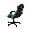 Kancelářská židle HyperSeat - černá/tyrkysová polohování