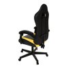 Kancelářská židle HyperSeat - černá/žlutá z boku