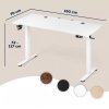12890 2 vyskovo nastavitelny stol 160x75x117cm biely