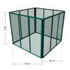 13113 6 kovovy komposter 800 l zeleny