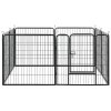 Kovová ohrádka pro štěňátka -160x160x80cm 28424