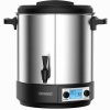 Zavařovací hrnec s LCD displejem 28L ze předu