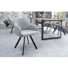 Designová židle Lucca kamenná šedá 34213