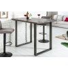 Barový stůl Iron Craft 120cm mango šedý 34230
