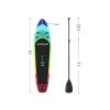 Paddleboard s příslušenstvím - barevný rozměry