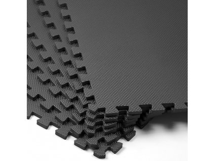 Védő padlószőnyeg készlet 6 db - fekete