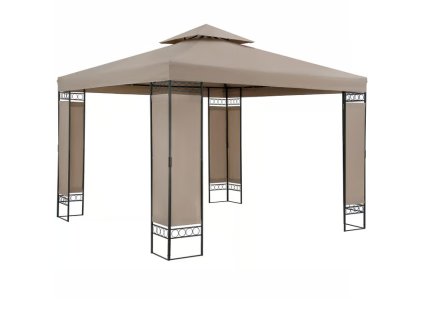Kerti pavilon Lorca 3x3 - taupe