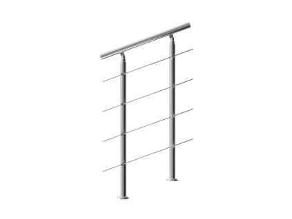 Lépcsőkorlát 4 rúddal - 80cm