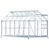 Kerti üvegház XL - 380x190x195cm + alap