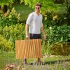Fából készült összecsukható nyugágy hullám - acacia carry